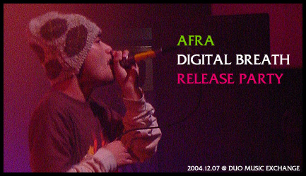 AFRA DIGITAL BREATH RELEASE PARTY